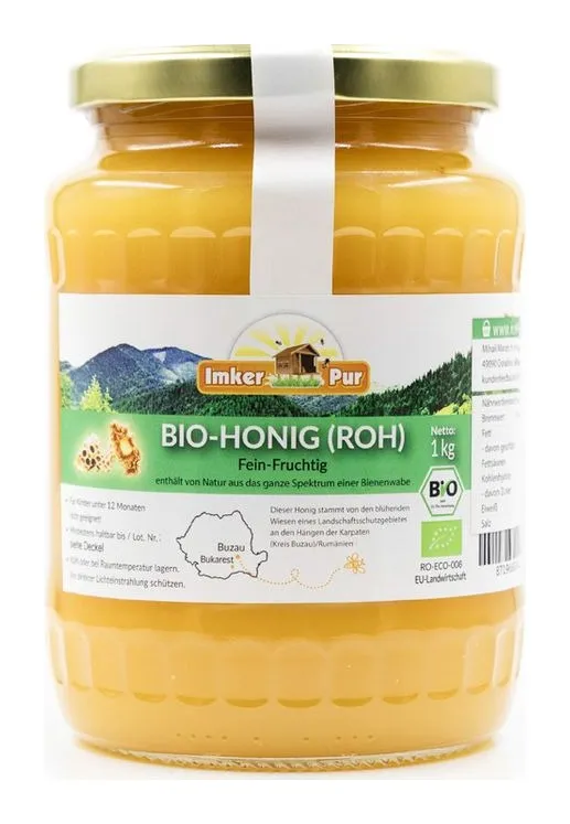 Produktbild: Bio Honig (roh), 1 kg